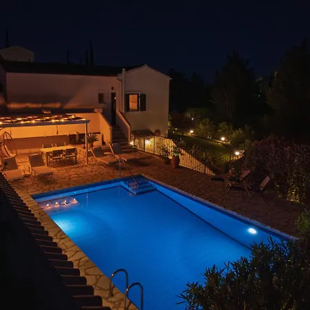 Tulip House Pool In Corfu Villa