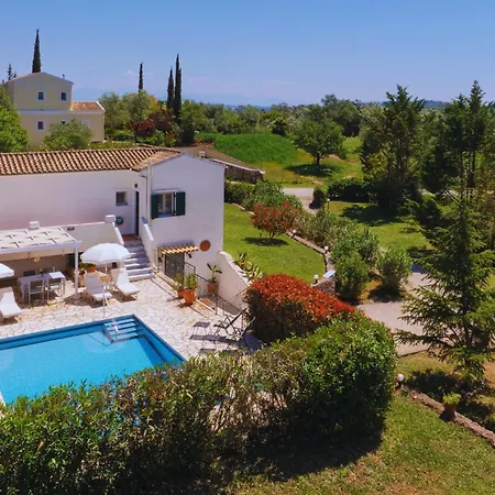 Tulip House Pool In Corfu Villa