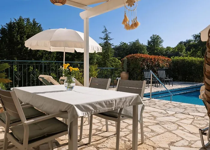 Tulip House Pool In Corfu * Pouládes