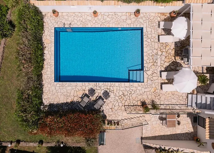Tulip House Pool In Corfu Villa