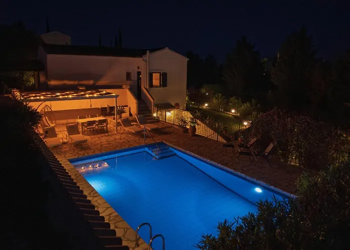 Villa Tulip House Pool In Corfu *