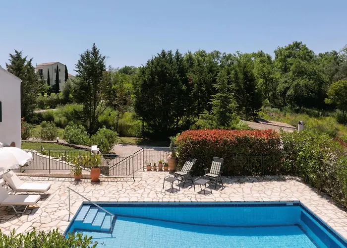 Tulip House Pool In Corfu Villa *