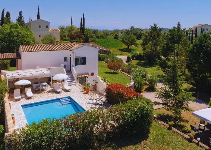 Tulip House Pool In Corfu Villa